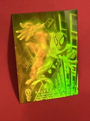 1994 FLEER AMAZING SPIDER-MAN HOLOGRAM CARD #4 OF 4 SPIDERMAN *RARE* - Image 1 of 4