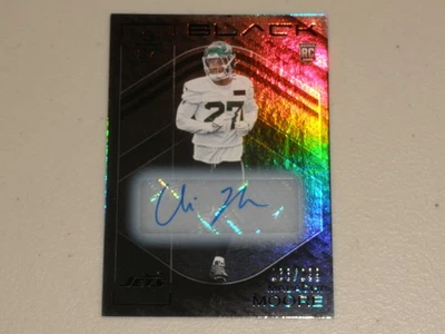 2025 Panini Black Autograph Auto #141 Malachi Moore 166/199 Rookie RC - Image 1 of 2