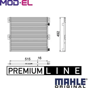 CONDENSER AIR CONDITIONING AC 125 000P FOR VOLVO FL/II/III RENAULT TRUCKS - Picture 1 of 16