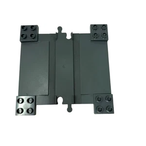 Lego Duplo, vía de tren con rampas para cruce de coches 6391 azul oscuro gris - Imagen 1 de 6