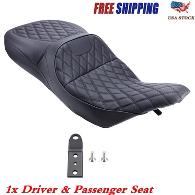 1x Driver & Passenger Seat For Harley FLHTI Electra Glide Standard 1997-2007 NEW - Изображение 1 из 4