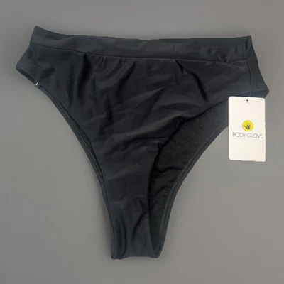 Pantalones de bikini Body Glove para mujer negros - Marlee - medianos. Nuevo Foto 1 de 4