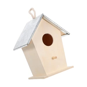 Vogelhaus Im Freien Dekoratives Kleines Vogelhäuschen Für Draußen - Bild 1 von 12