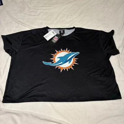 Camiseta corta para mujer Miami Dolphins talla XL Forever Collect ropa del equipo de la NFL  Foto 1 de 4