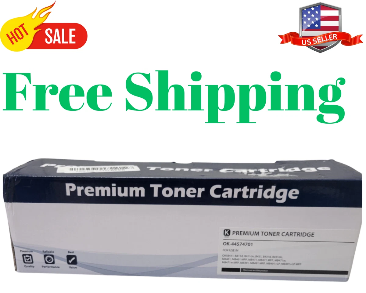 Set Of 4 Compatible Cartuchos De Toner Para OKI Impresoras