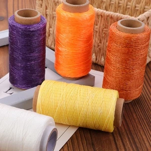 Hand Stitching Waxed Thread for Leather Sewing Shoe Repairing Bookbinding - Picture 1 of 28