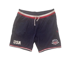 Polo Ralph Lauren Blue Label XL Athletic Jogger Shorts USA Red White Blue Mens - Picture 1 of 9