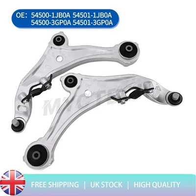 MYC-TECH For Nissan Elgrand E52 3.5 Front Lower LH & RH Suspension Wishbone Control Arms
