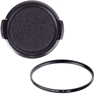 RISE(UK)  95MM UV Ultra-Violet Filter Lens Protector+95MM LENS CAP  for DLSR SLR - Picture 1 of 8