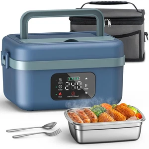 Cordless Electric Lunch Box for Adults, 16000mAh Rechargeable Auto Heated Lun... - Picture 1 of 7
