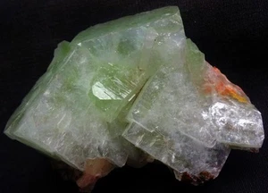 GREEN APOPHYLLITE CUBES MINERALS SPECIMENS - Picture 1 of 4