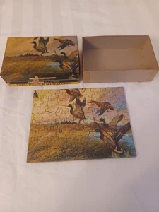 PUZZLE TUCO VINTAGE 1932 A 1984 EL DESPEGUE PATOS ÁNADES REALES COMPLETO - Imagen 1 de 4