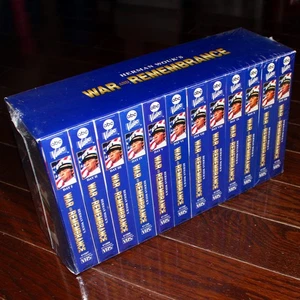 new sealed 1995 Herman Wouk's War And Remembrance 12 VHS Collector's Box Set ABC - Picture 1 of 6