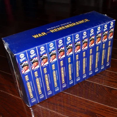 new sealed 1995 Herman Wouk's War And Remembrance 12 VHS Collector's Box Set ABC - Image 1 of 4