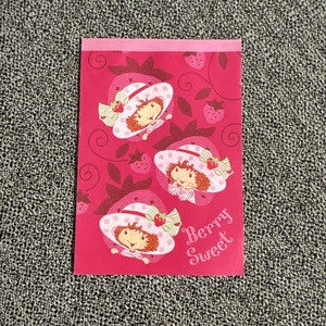 Vintage Strawberry Shortcake Notizbuch 7 x 5 Zoll eine Seite fehlt - Bild 1 von 4