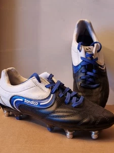 Sondico Fußballschuhe UK Größe 5 blau und weiß - Bild 1 von 4