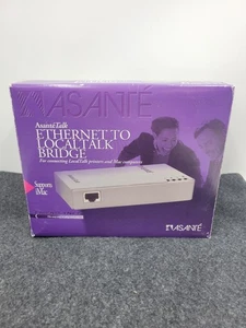 1998 Asante AsanteTalk Ethernet to LocalTalk Bridge Mac iMac Neu Open Box - Bild 1 von 9