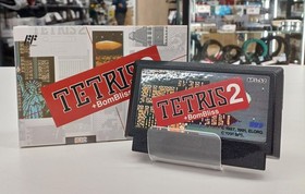 BPS Tetris 2 Famicom Game for Nintendo NES Used, Wear and Dirt
