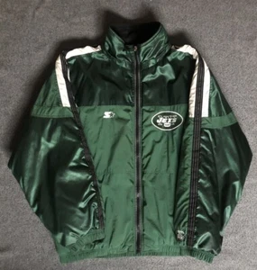 Vintage Jets NFL PRO LINE STARTER XXL Jacket/Coat READ Zipper Logo Missing - Picture 1 of 7