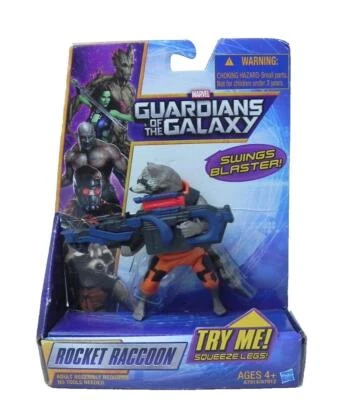 Figura de acción Guardianes de la Galaxia Rocket Racoon Swings Blaster NUEVO Foto 1 de 3