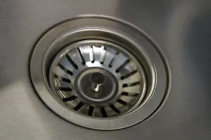 cestello lavello cucina filtro tappo scarico scarico acciaio inox - Foto 1 di 7