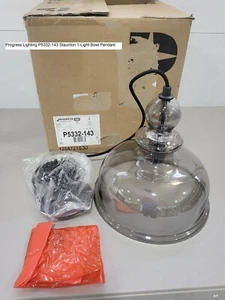 Progress Lighting - Staunton Collection 1-Light Graphite Pendant  P5332-143 - Picture 1 of 1