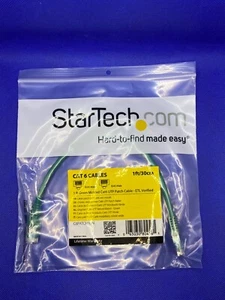 Neues StarTech Cat6 650-MHz-Kabel – grün – 30 cm lang - Bild 1 von 2