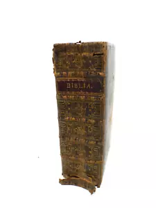 Antike Bibel Heilige-Schrift Martin Luther 1784 mit Goldschnitt - Bild 1 von 7