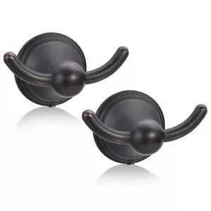 Bathroom Towel Hooks, Robe & Towel Hooks for Bathroom Shower Wall Mounted, Oi... - Picture 1 of 9