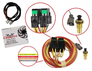 Eagle Champion Dual Fan Electric Relay Kit #CCFKRL2 - Picture 1 of 4