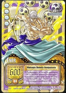 ONE PIECE TCG PROMO ENER MALVAGIA DIVINITÀ ONNIPOTENTE G3-C04 ITA NM - Picture 1 of 2
