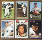 Mickey Mantle Lot If 6 Cards 2006-2021 - Read Description