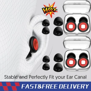 Ear Plugs Motorcycle Motorcycle Ear Plugs Wind Sleep 24 DB Decline Wind Noise US - Picture 1 of 20