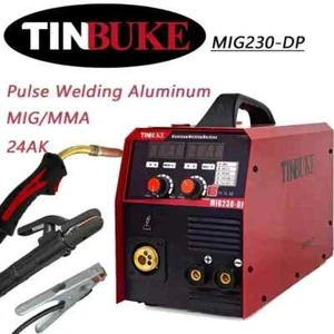 Schweißgerät TINBUKE MIG230-DP MIG/MMA Aluminium Doppelimpuls 24AK Inverter 230V - Bild 1 von 9