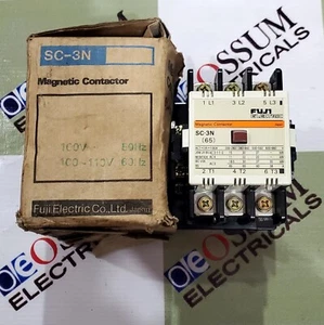 FUJI SC-3N (65) MAGNETIC CONTACTOR 65AMP COIL VOLTAGE 110VAC FREE FAST SHIPPING - Picture 1 of 6