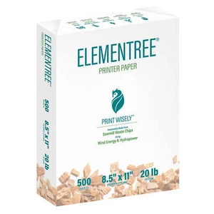 Sustainable Printer Paper, 8.5" x 11", 20 lb., White, 1 Ream (500 Sheets) - Picture 1 of 7