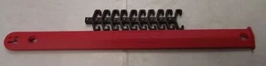 Armstrong 16-836-1/4 1/4"" Antrieb Steckschlüsselschiene rot 10"" 10 Positionen USA - Bild 1 von 1