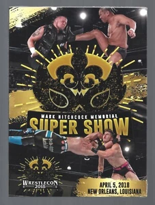 Mark Hitchcock Memorial Supershow 2018 NEW DVD Pro Wrestling AEW WWE Indy ROH - Picture 1 of 2