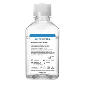 Biologix® Nuclease-Free Water, 500mL/ Bottle, 10 Bottles/Case - Imagen 1 de 1