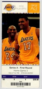 2012 Los Angeles Lakers Denver Nuggets First Round Playoff Ticket Kobe 43 Points - Picture 1 of 2
