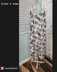 Pantalones harén Lotus & Luna Honolulu talla S/M nuevos con etiquetas - Imagen 1 de 12