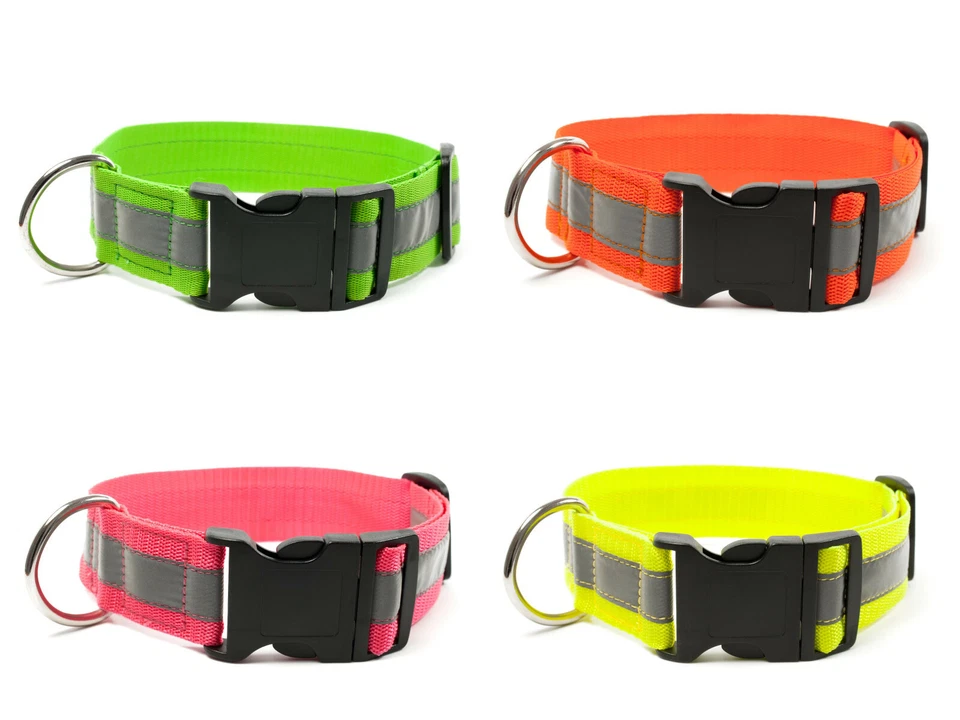 Mystique® Signalhalsband mit Klickverschluss 40mm - verschiedene Farben + Größen