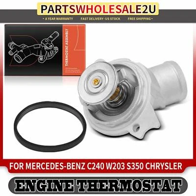 Engine Coolant Thermostat Housing Assy for Mercedes-Benz CLK55 AMG G55 AMG - Image 1 of 4