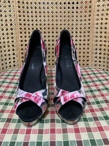 Karen Millen Floral Print High Heel Shoes Occasion Size 3 - Picture 1 of 4