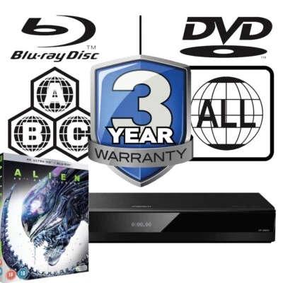 Panasonic Blu-ray Player DP-UB820 All Zone Code Free MultiRegion 4K - Alien - Image 1 of 4
