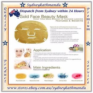 GOLD BIO-COLLAGEN Facial Face Masks Skin Care Spa Anti-Aging Hydrating Mask
