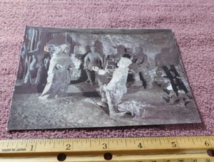 Poland Postcard Wieliczka Salt Mine Chamber of the Great Salt Sculpture Legend - Picture 1 of 2