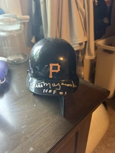 Bill Mazeroski Pittsburgh Pirates AUTOGRAPHED Mini Helmet With Stand - Picture 1 of 3