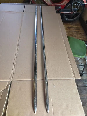 60 1960 Oldsmobile Dynamic Super 88 2 door stainless front fender trim moldings - Image 1 of 4