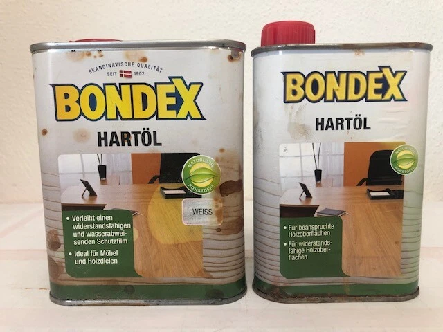 Bondex 0,25 L Hartöl Öl Weiss oder Farblos Kinderspielzeug Innenbereich (S105) - Bild 1 von 1